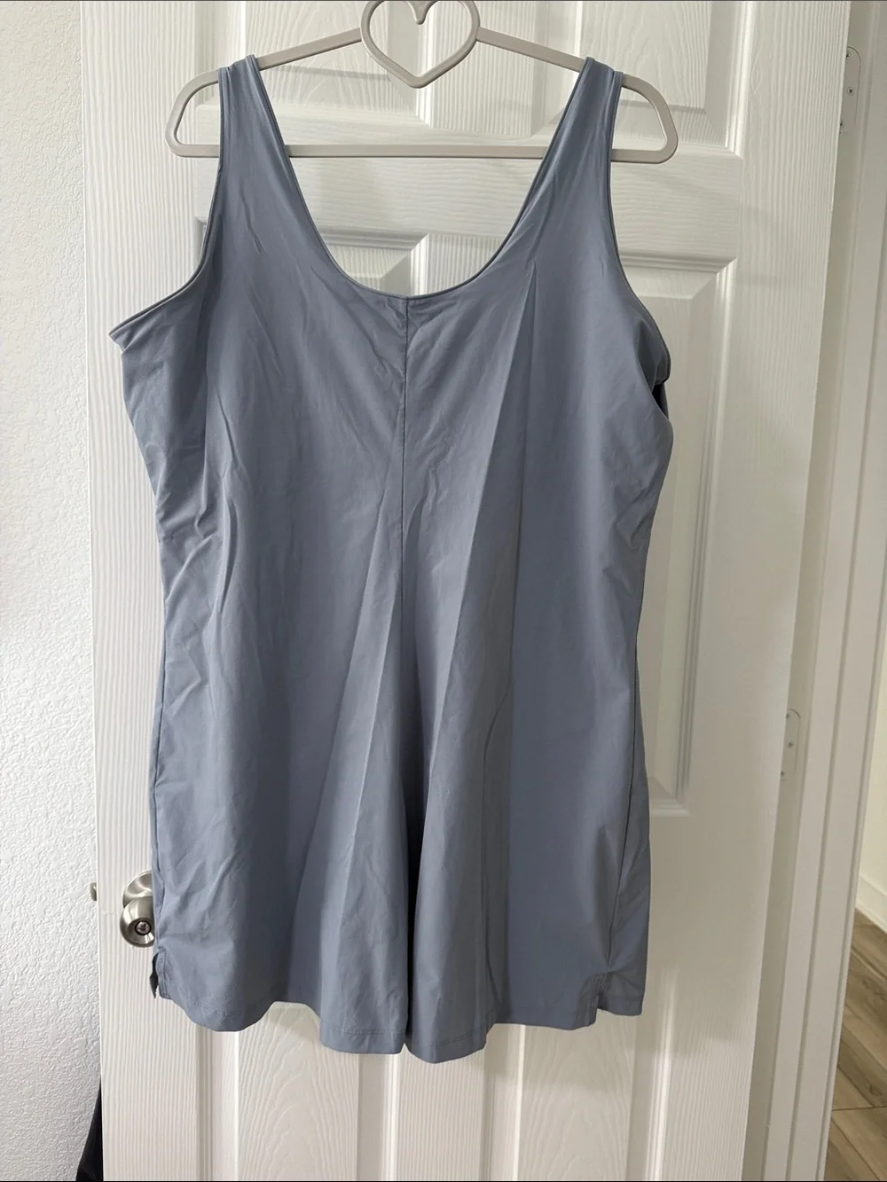 Nike Women's Slate Blue Scoop Neck Athletic Tank Dress